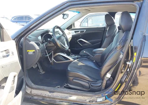 2012 Hyundai Veloster Base W/Black from USA, damaged, VIN KMHTC6AD2CU041117